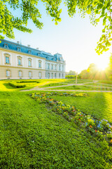 Festetics Palace is located in the town of Keszthely, Zala, Hungary near the Lake Balaton.