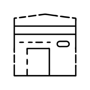 simple black kaaba icon clip art preview