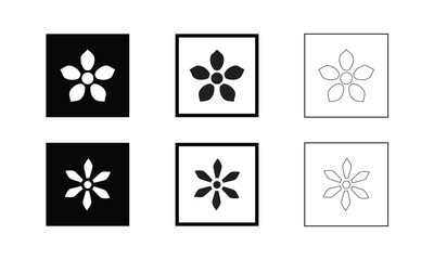 flowers flat icon vector. vector flat modern flowers. flat flowers symbol vector