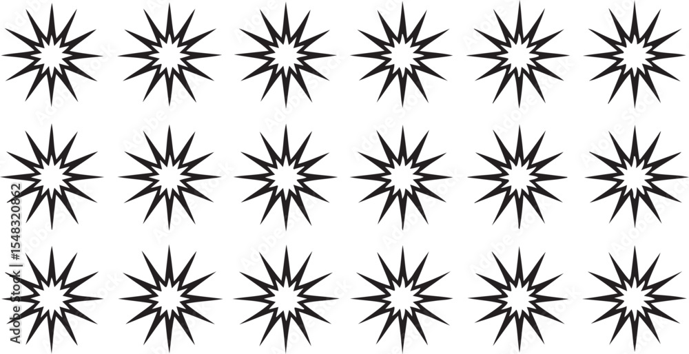Aufkleber black and white icons set: seamless vector pattern with floral and snowflake design elements for win