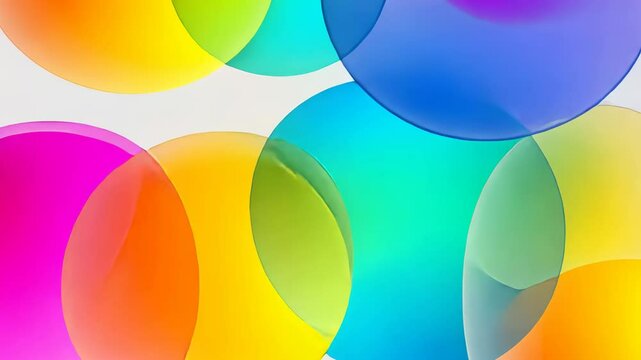 Colorful Rainbow Circle Vector Design Art Template for Bright Wallpaper Backdrop