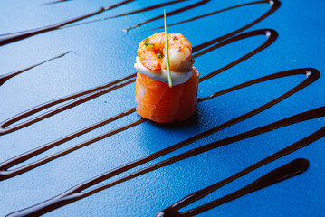 Assorted Japanese Cuisine – Shimeji, Temaki, Salmon, Hot Rolls, and More