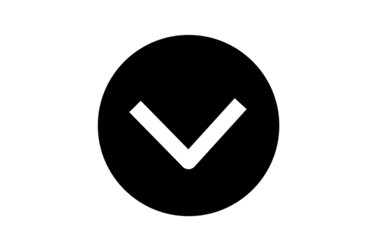 downward arrows icons. Scroll down illustration signs. Animation of arrow bouncing as it slide down. Graphic flat and outline elements suitable for apps and websites isolated on transparent background