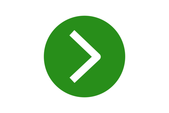 white arrow icon right side pointing on transparent background. flat style. blue arrow icon for your web site design, logo, app, UI. arrow indicated direction