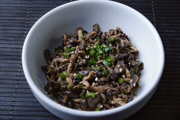 Assorted Japanese Cuisine – Shimeji, Temaki, Salmon, Hot Rolls, and More