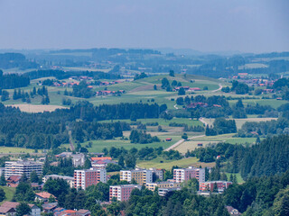 Fototapeta premium Wohnen am Ortsrand