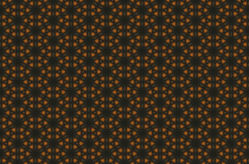 Seamless Fabric Cloth Perspective Template Luxury Tile Digital Decoration Visual Symmetric Texture Art Interior Graphic Textile Endless Background Wallpaper Fashion Shape Design Geometric Pattern.