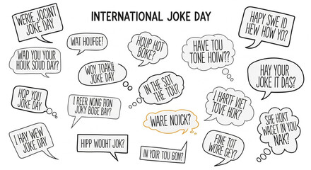 Obraz premium set of hand drawn doodle speech bubbles vector