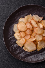 Food, dried squid in shavings or chopped as snacks or jerky. Snack dried squid for beer