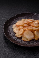 Food, dried squid in shavings or chopped as snacks or jerky. Snack dried squid for beer