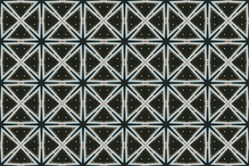 Seamless Textile Template Interior Background Symmetric Cloth Tile Perspective Digital Fashion Shape Wallpaper Art Design Endless Luxury Decoration Graphic Visual Texture Geometric Fabric Pattern.