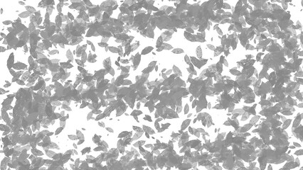 Dark leaves scattered background