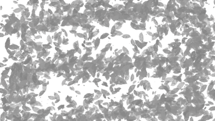 Dark leaves scattered background