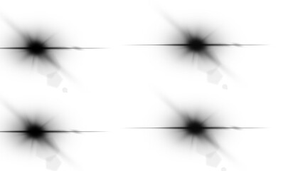 A completely black background on transparent background