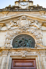 facade of a building in plaza nueva Bilbao