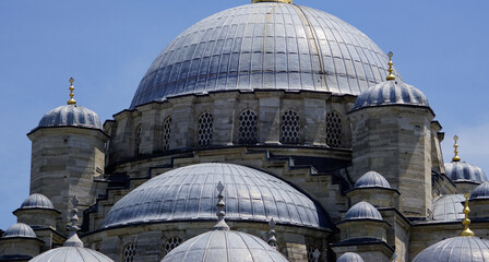close up roof from suleyman mosque