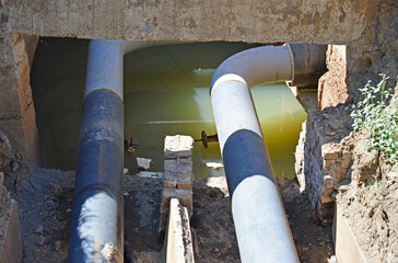 repair and replacement of city and underground communications. heating and water supply. old metal...