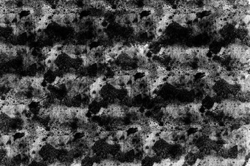 A completely black background view