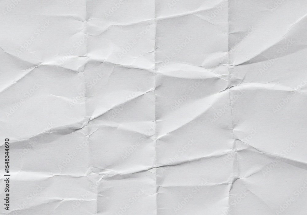 Poster white folded paper texture background for graphic design and abstract art projects and presentations