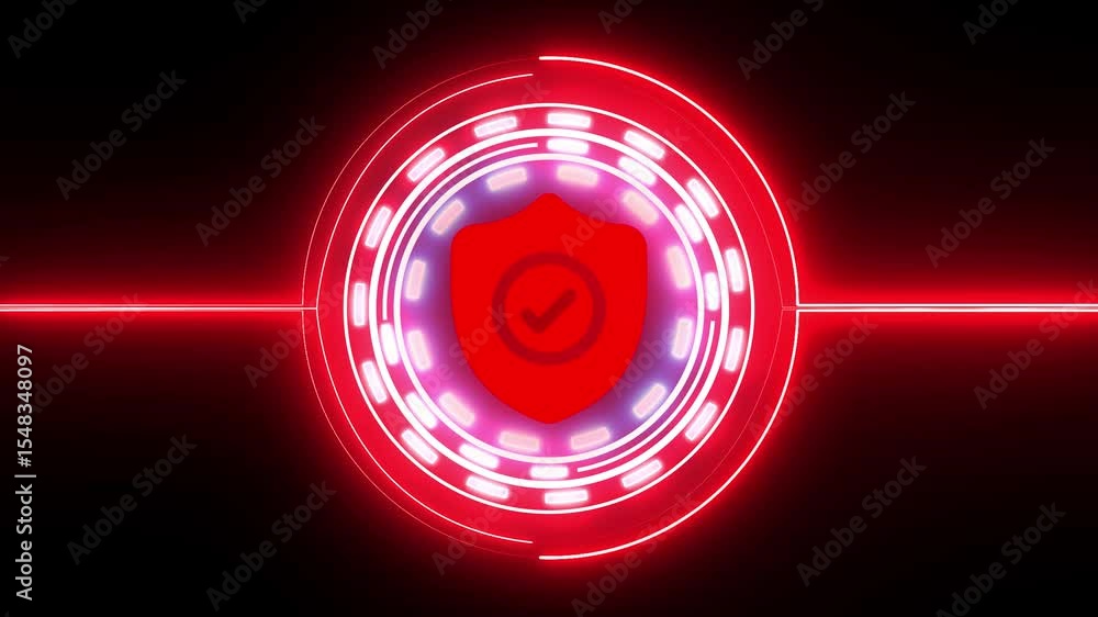 Poster cyber security, network protection and digital data with shield symbol digital concept. network, cyb