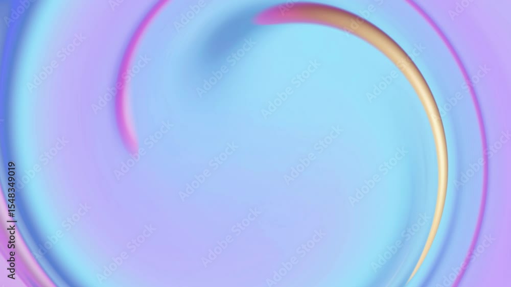 Poster video of abstract fluid dynamics: captivating swirls of vibrant colors blend seamlessly, creating an