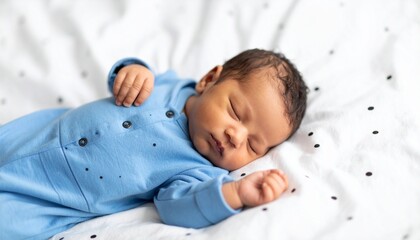 baby girl in a slping