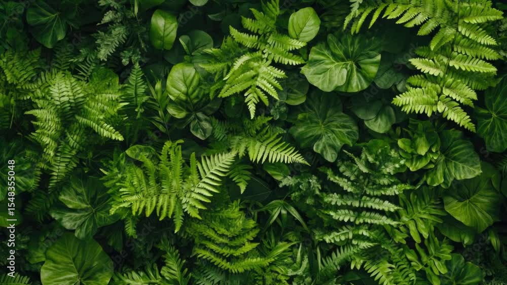 Poster a detailed view of a group of leafy plants, perfect for using in articles about gardening or the env
