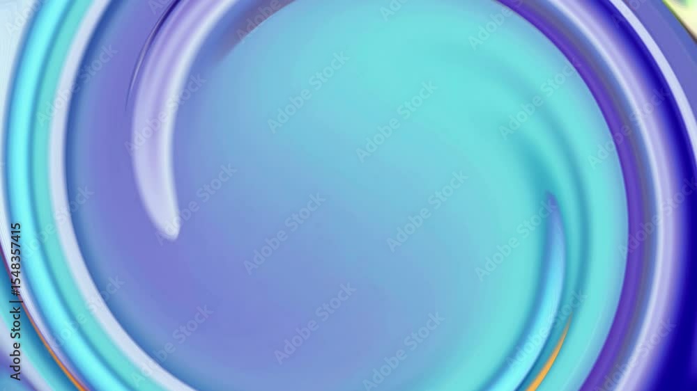 Aufkleber video of abstract swirling colors: vibrant teal and purple hues create a mesmerizing spiral pattern,