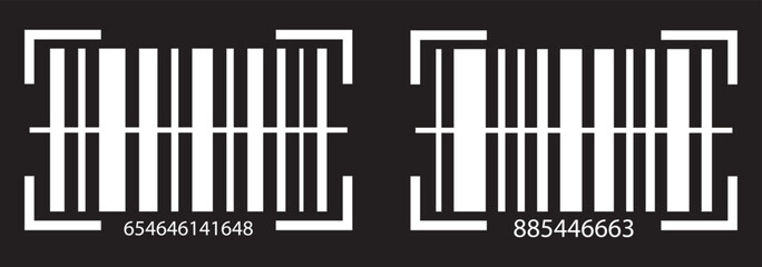 Qr Code icon set multiple style collection. Vector illustration.