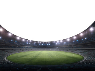 Empty Stadium at Night