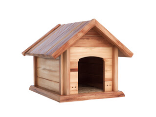 Cozy Wooden Dog House A Safe Haven for Your Pet, Providing Shelter and Comfort for Outdoor Living