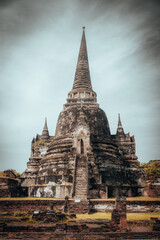 Fototapeta premium wat phra si sanphet in ayutthaya thailand