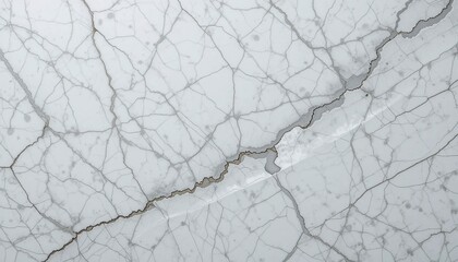 White marble texture features cracks and gray veins creating an abstract pattern