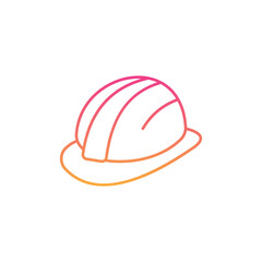 Protective Helmet  Icon vector