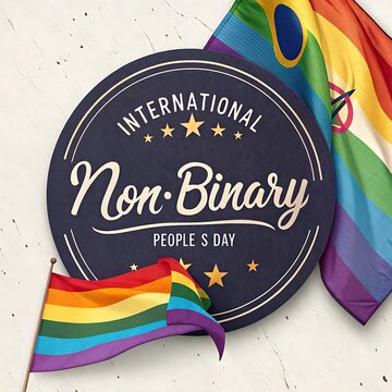 international non-Binary  people's day, international non-Binary  people's day art, international non-Binary  people's day photo, international non-Binary  people's day logo