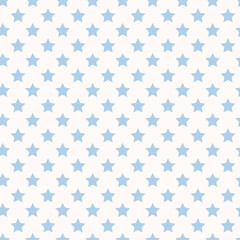Vector background with five angled stars. Polka dot wallpaper. Fashion childish seamless pattern. Cute joyful allover print for fabric, paper, textile, kids clothes and accessories.