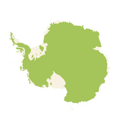 Obraz premium Map of Antarctica, sign silhouette. World Map Globe. Vector Illustration isolated on transparent background. Antarctic continent.