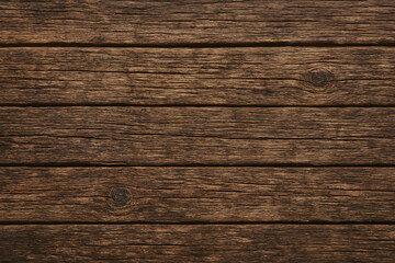 Close-up of weathered wood planks with rich brown tones, perfect for textures, backgrounds, or design elements. Wooden texture, background