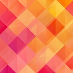 Smooth 2D seamless gradient blend background pattern warm fruity ombre colors from mango orange to guava pink flat printable texture