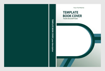 Modern Minimalist Book Cover Template - Clean & Professional Layout