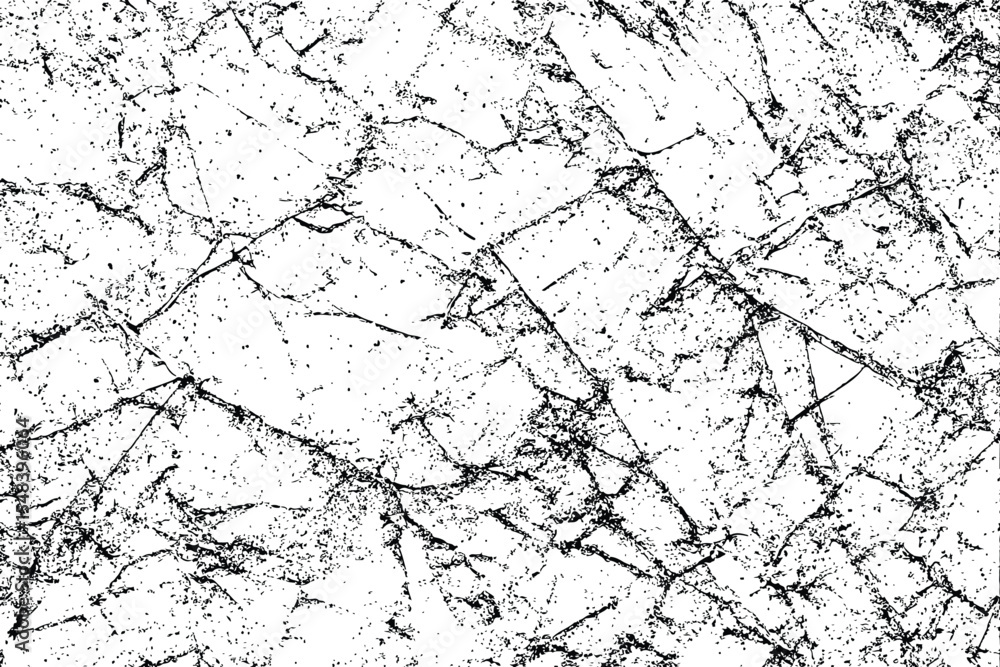 Poster black and white grunge texture with cracks and rough edges detailed close up of crumpled white paper