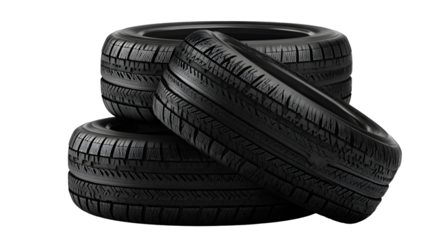 Stack of Three Tires