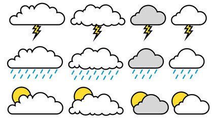 Obraz premium Núvens clima