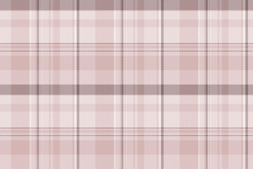Elegant tartan pattern in soft pink hues. Perfect for backgrounds, textiles, and designs needing a touch of classic, refined style. Versatile for web or print.