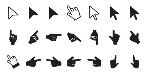 Crosshair Cursor icon set for free download