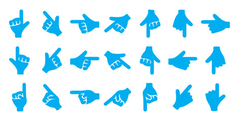 Hand Cursor Icon clipper best pointer set