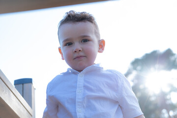 portrait of a little boy