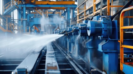 Fototapeta premium Metal production process