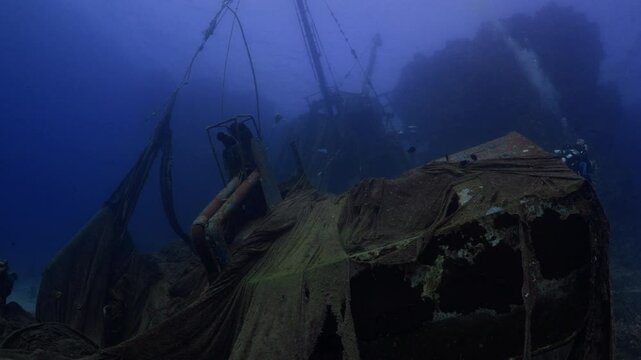 Wreck of the Turkish Trawler the Sabri Baba - Elba, Egypt