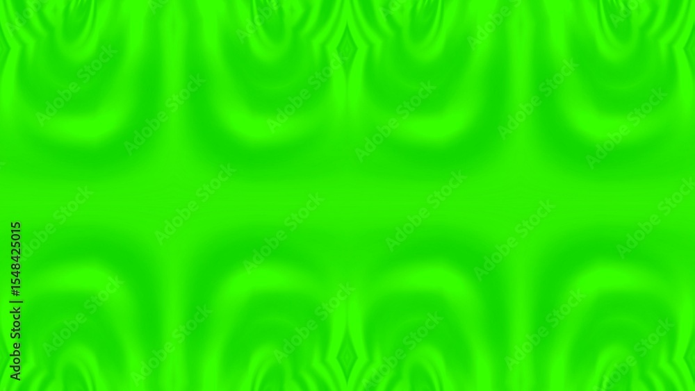 Poster illustration of abstract green background with a repeating pattern and glossy texture
